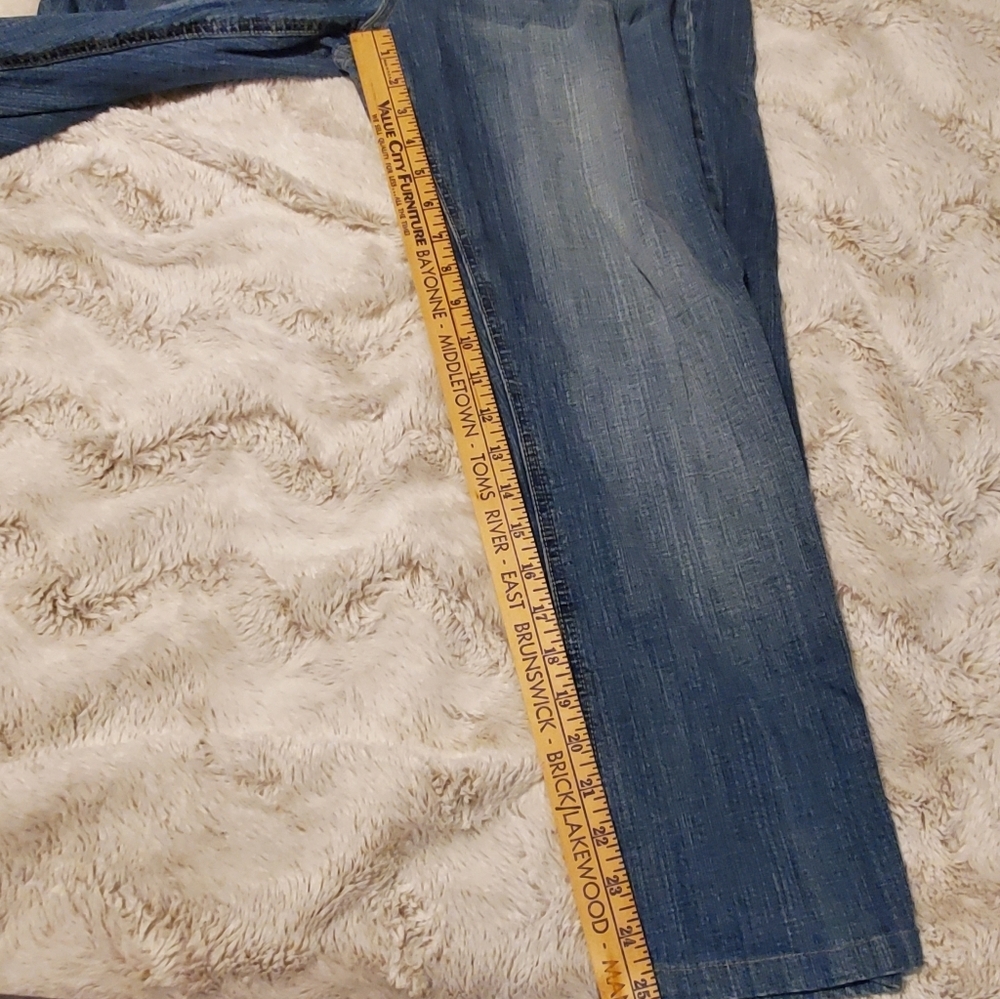 Vtg Women Foster Regular Jeans 16 Medium Wash Blue - Picture 2 of 8